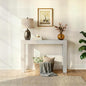 Plank+Beam Modern 46 Inch Console Table, Solid Pine Wood Entryway Table by PlankBeam