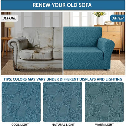 ZNSAYOTX 1 Piece Stretch Sofa Covers - Image 5