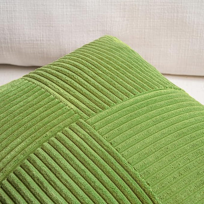 Fancy Homi Set of 2 Lime Green Samll Decorative Throw Pillow Covers 12x12 Inch - Image 3