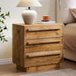 HOKYHOKY Reclaimed Solid Wood Nightstand-24 Inches Large End Table by HOKYHOKY