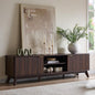 OKD 70" Mid Century Modern Fluted TV Stand, Entertainment Center, Media Console by OKD