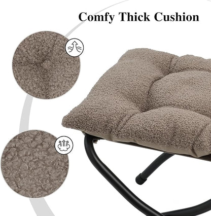 15" Folding Ottoman, Foldable Footrest Stool, Portable Small Foot Stool - Image 5