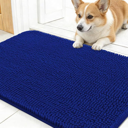 OLANLY Dog Door Mat for Muddy Paws 30x17, Super Absorbent Chenille Mud Mat | by OLANLY