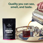 August Uncommon Low Country Bourbon Sugar Black Tea – Vegan, Non-GMO Loose Tea Leaves – Wild Flavor in a 1.75oz Resealable Pouch (Makes 15-30 Cups)