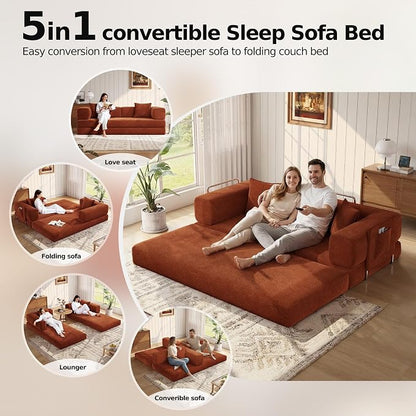 MoonSpeak 78.8''Sleeper Couch Bed - Image 8