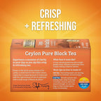 Twinings Ceylon Pure Black Tea Individually Wrapped Bags, 20 Count (Pack of 6), formerly Ceylon Orange Pekoe, Crisp, Refreshing, Caffeinated, Enjoy Hot or Iced, 120 Teabags