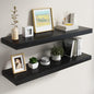 Dreamland 40 Inch Black Floating Shelves by Dreamland