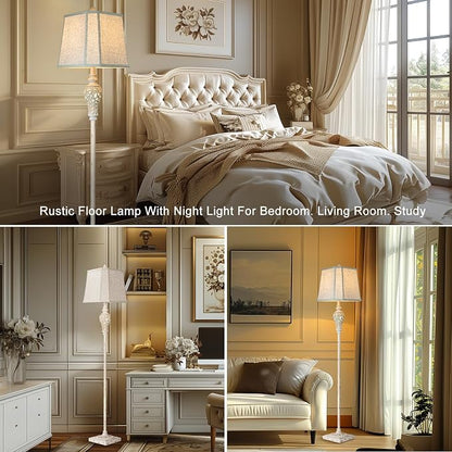 LuxSight Collection Rustic Floor Lamp 65'' Tall - Image 6