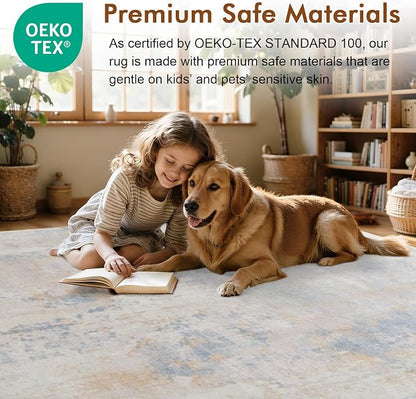 6x9 Ft Large Area Rugs for Living Room, Soft Non-Slip Washable Rugs Modern - Image 5