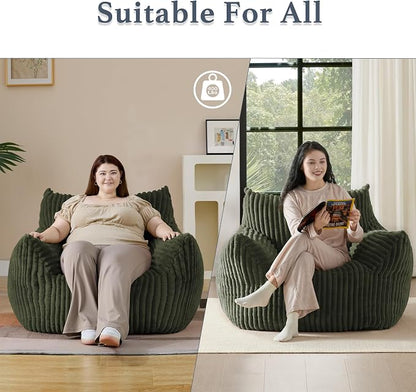 Gericco Giant Plush Bean Bag Chair - Image 6