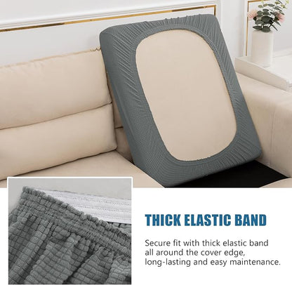 Water Repellent Sofa Cushion Slipcovers, Stretch Seat Cushion Covers Sofa Covers - Image 4