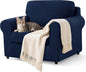 SUBRTEX 3 Pieces Stretch Sofa Slipcover Sets Couch Cover Sets Backrest Cushion by Subrtex