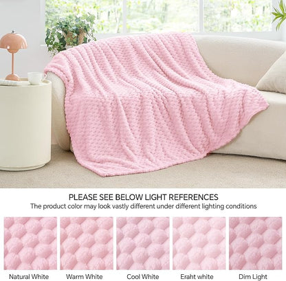 BEDELITE Throw Blanket for Couch, Soft Cozy Gifts for Women, Cherry Blossom | - Image 7