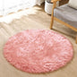 ORINOVA Round Rug 3ft Pink Small Fluffy Rug by ORINOVA