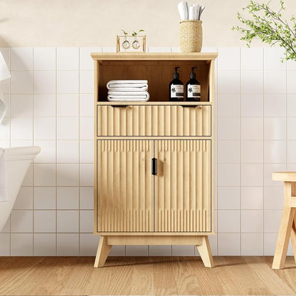 Fatmok Buffet Cabinet with Storage, Wood Buffet Sideboard Console Table - Image 6