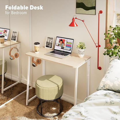 WOHOMO Folding Desk, Small Foldable Desk 31.5" - Image 6