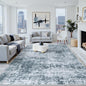 6x9 Area Rug for Living Room Bedroom: Non-Slip Modern Light Slate Blue | by Oriannal