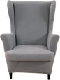 HAOYONG Jacquard Wingback Chair Cover Thickening Armchair Covers 2 Pieces by HAOYONG