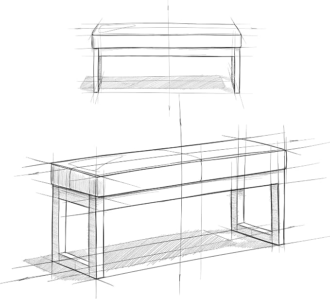 SIMPLIHOME Milltown Large Ottoman Bench - Image 8