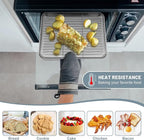 TeamFar Cooling Rack, 9.75” x 7.5” Stainless Steel Wire Baking Rack for Cooking Roasting Grilling, Fit for Oven Pan, Oven & Dishwasher Safe, Non-toxic & Heavy-Duty, 2PCS