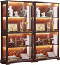 LELELINKY Farmhouse Display Cabinet Set of 2 by LELELINKY