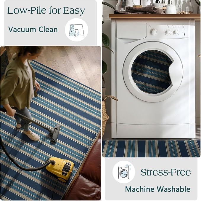 3x5 Striped Entry Rug - Image 6