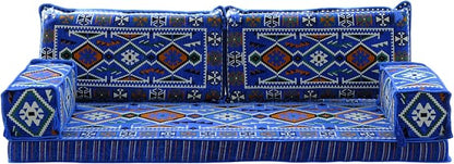 mysticalanatolia Arabic Majlis Sofa – 75x27x4 inch Floor Seating Convertible by MysticalAnatolia