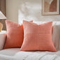 Fancy Homi 2 Packs Coral Samll Decorative Throw Pillow Covers 12x12 Inch by Fancy+Homi