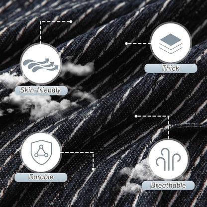 MYSKY HOME Boho Couch Cover Navy Sofa Covers - Image 4