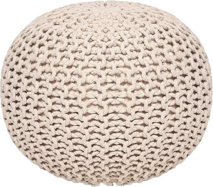 REDEARTH · Round Pouf Ottoman - Image 4