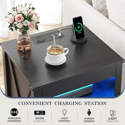 HWB LED Nightstand Set of 2 - Image 4