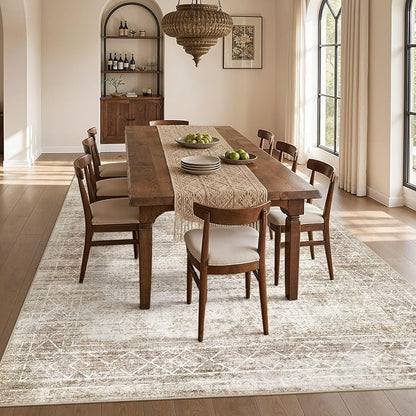 cotiled Boho 8x10 Area Rugs for Living Room: Large Moroccan Washable Rug | - Image 5
