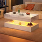 Uspeedy 39.37in Large High Glossy LED Coffee Table by Uspeedy