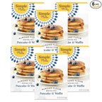 Simple Mills Almond Flour Pancake & Waffle Mix, Original - Gluten Free, Plant Based, Paleo Friendly, Breakfast 10.7 Ounce (Pack of 6)
