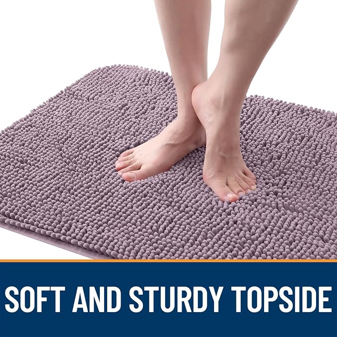 OLANLY Dog Door Mat for Muddy Paws 34x21, Super Absorbent Chenille Mud Mat | - Image 4