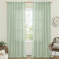 Linen Curtains for Living Room 84 inch Length 2 Panels, 52 x 84 Inch | Light by LAMIT