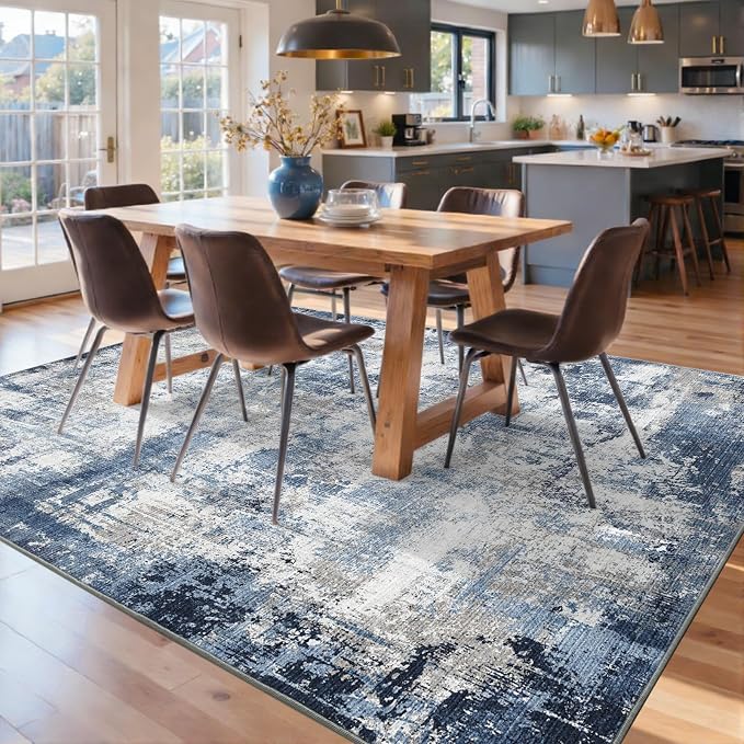 5x7 Ft Area Rugs for Living Room, Soft Non-Slip Washable Rugs Modern Abstract - Image 9