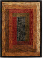 Home Dynamix Vega Modern Area Rug, Geometric Black/Brown/Red 5'2"X7'2" by Home+Dynamix