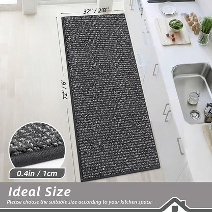 BEQHAUSE Kitchen Runner Rugs 32"x72", Kitchen Mats - Image 2