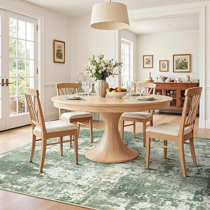 RELEANY Washable 8'x10' Abstract Area Rug - Image 4