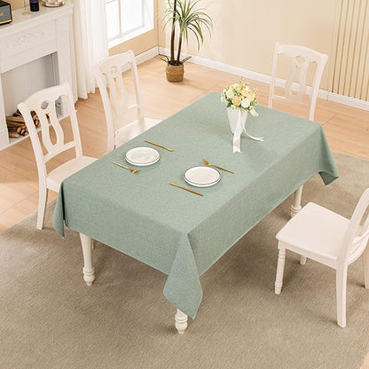 BALCONY & FALCON Rectangle Tablecloth Washable Wrinkle Resistant and Water - Image 5