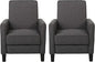 Christopher Knight Home Emmie Fabric Recliner, Dark Brown by ChristopherKnightHome