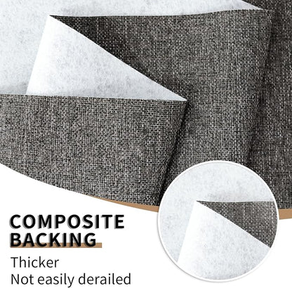 Heavy Linen Fabric 40x57 Inches, 1.2mm Thickness, Plain Solid Color Cloth - Image 2