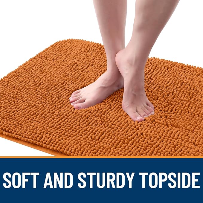 OLANLY Dog Door Mat for Muddy Paws 59x20, Super Absorbent Chenille Mud Mat | - Image 4