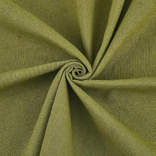 59.06 Inch Sage Green Linen Embroidery Fabric Needlework Cloth Soild Fabric by CABODYALS