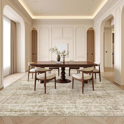 8x10 Area Rugs for Living Room, Large Washable Rug, Dining Room, Low Pile - Image 5