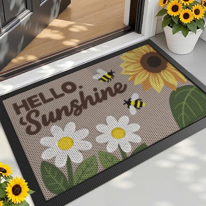 LUMI Outside Welcome Door Mat 17x30, Non-Slip Durable Rubber Easy Clean | by LUMI