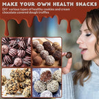 HKNMTT Silicone Semi-Sphere Molds 24 Cavities 2-Pack 1.2" for Chocolate Truffles Jelly Fat Bombs Gelatina, Small Baking Round Half Sphere Candy Moulds, Homemade Freeze Food Grade BPA Free Oven Safe