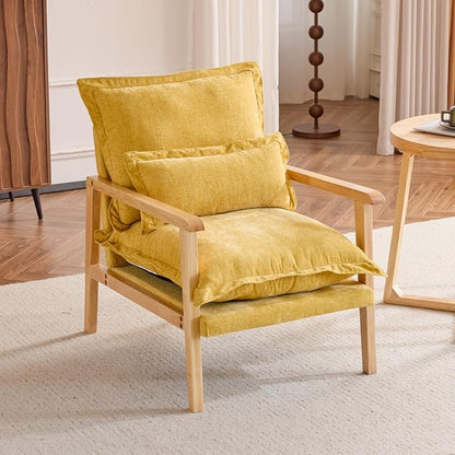 VINGLI Mid-Century Modern Cloud Accent Armchair by VINGLI