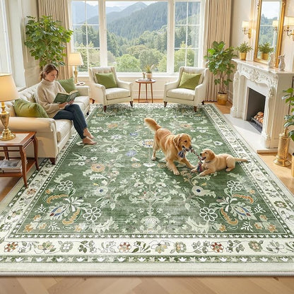 Yamaziot 8x10 Washable Area Rug - Image 3